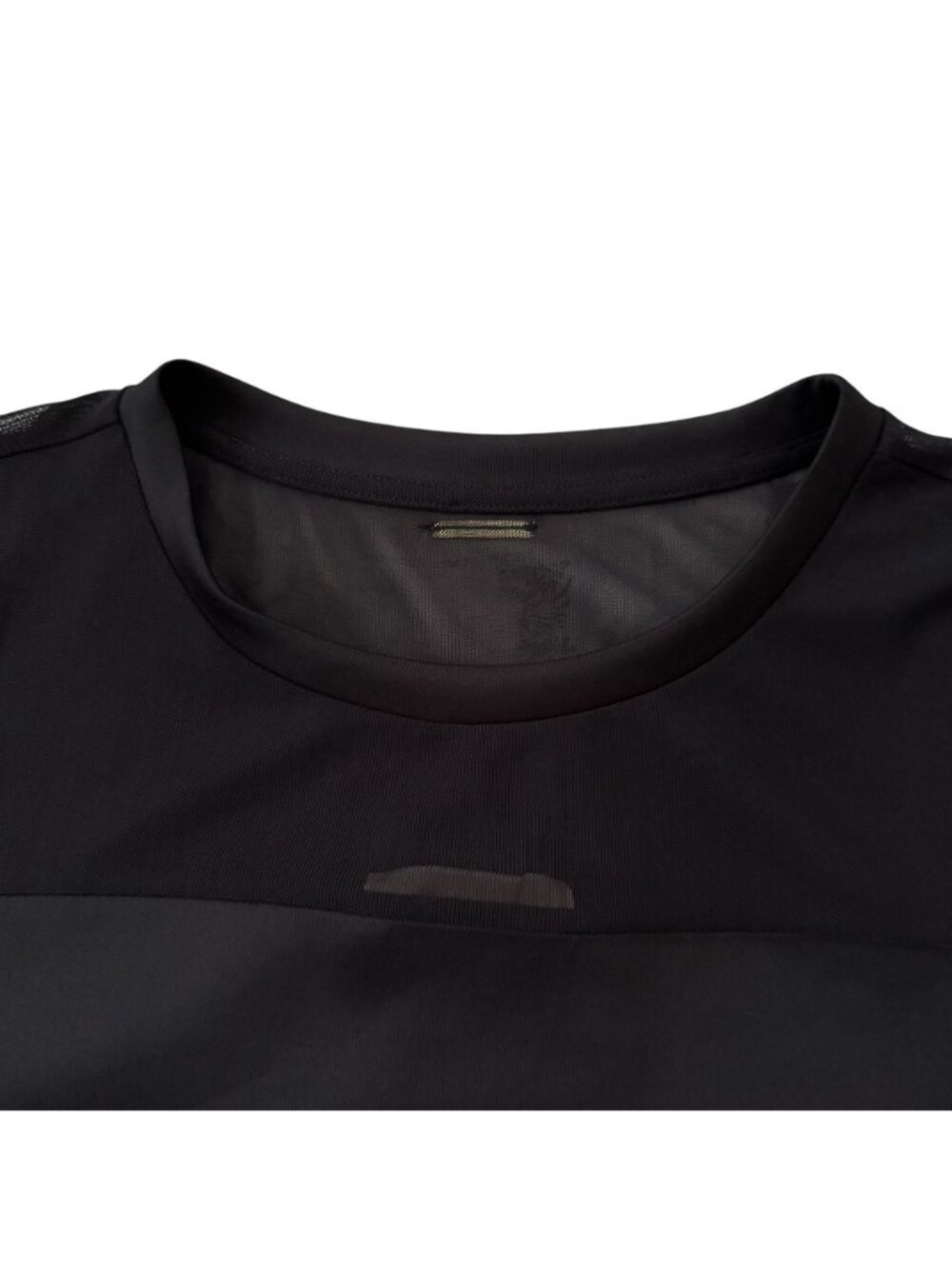 NWT Michael Kors Black Shift Dress With Sheer Yoke Panel Stretch Size Large - Picture 5 of 12